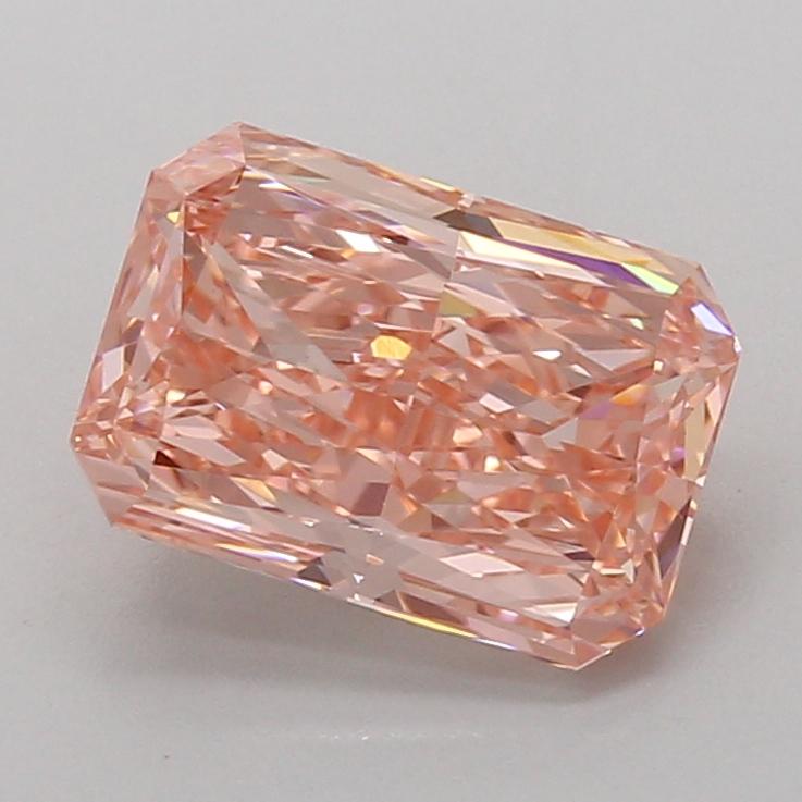 2.84 Ct. Fancy Vivid Pink Radiant Lab Grown Diamond