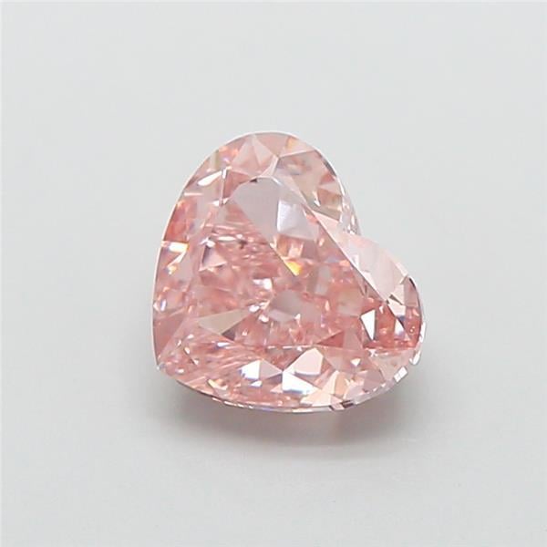 1.28 Ct. Fancy Intense Brownish Pink Heart Lab Grown Diamond