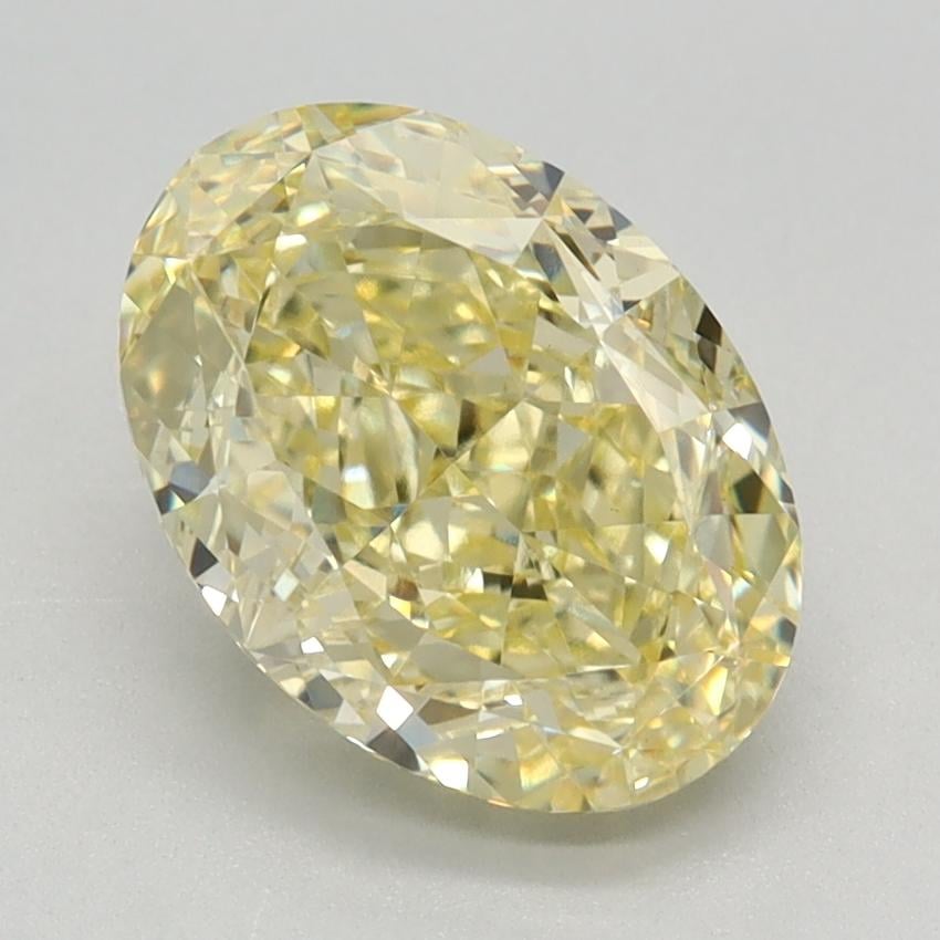 2.34 Ct. Fancy Intense Yellow Oval Lab Grown Diamond