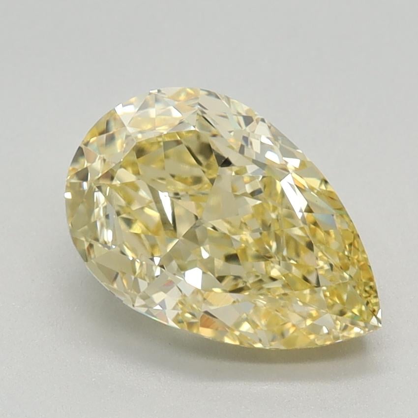 1.67 Ct. Fancy Intense Yellow Pear Lab Grown Diamond