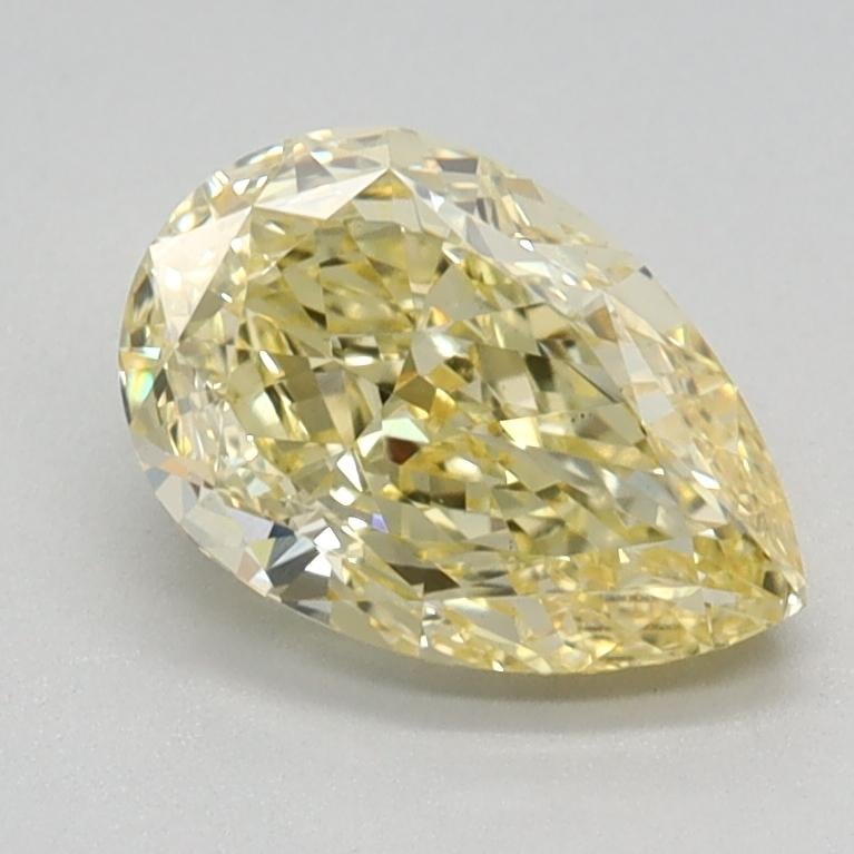 1.13 Ct. Fancy Intense Yellow Pear Lab Grown Diamond
