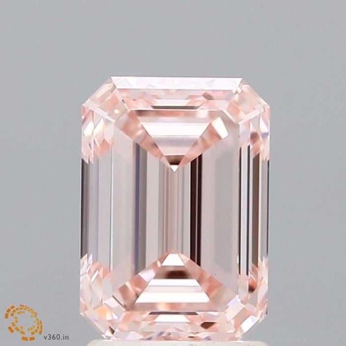 2.03 Ct. Fancy Intense Pink Emerald Lab Grown Diamond
