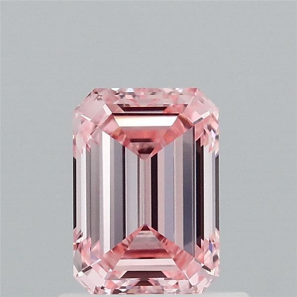 0.89 Ct. Fancy Intense Pink Emerald Lab Grown Diamond