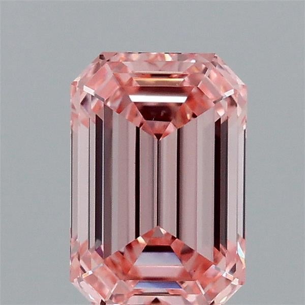 1.08 Ct. Fancy Vivid Pink Emerald Lab Grown Diamond