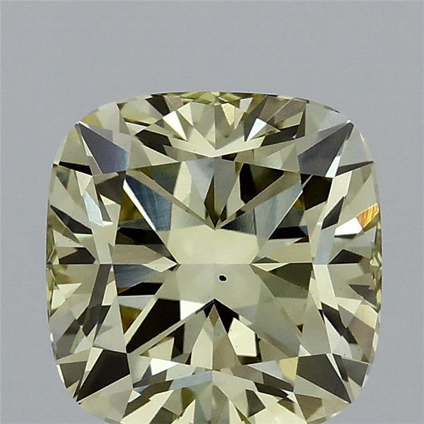 2.04 Ct. Fancy Yellow Cushion Lab Grown Diamond