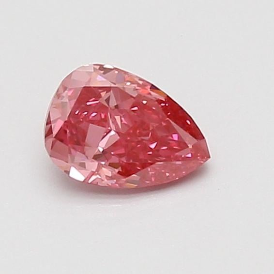 0.51 Ct. Fancy Vivid Pink Pear Lab Grown Diamond