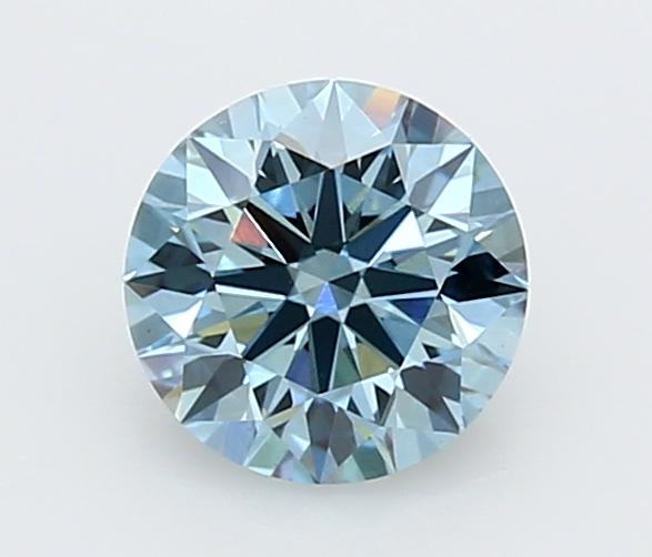 1.17 Ct. Fancy Vivid  Blue Round Lab Grown Diamond
