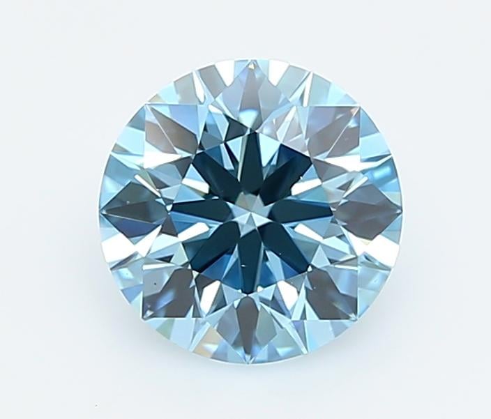 1.50 Ct. Fancy Vivid  Blue Round Lab Grown Diamond