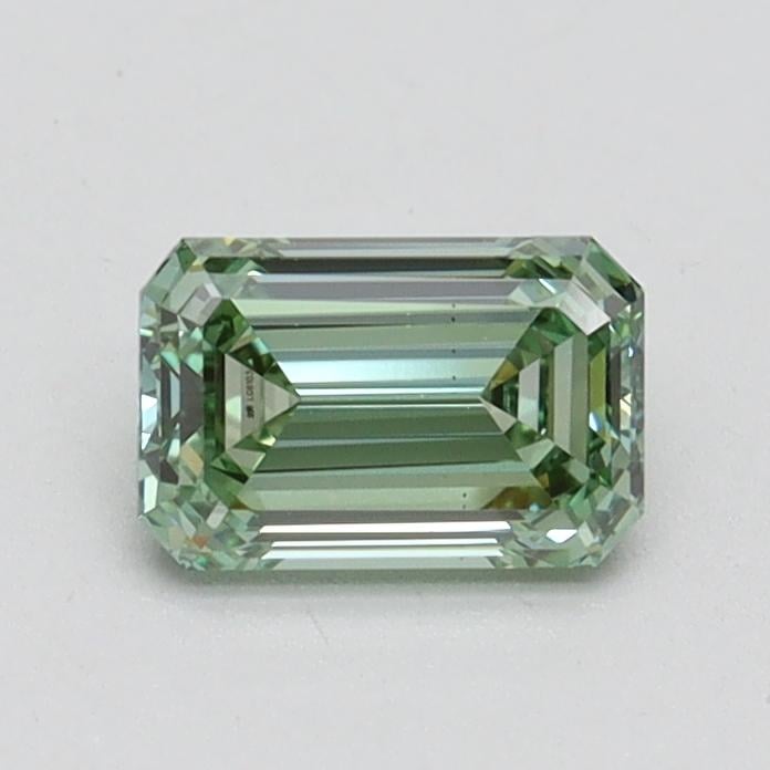 0.71 Ct. Fancy Intense Pacific Green Emerald Lab Grown Diamond
