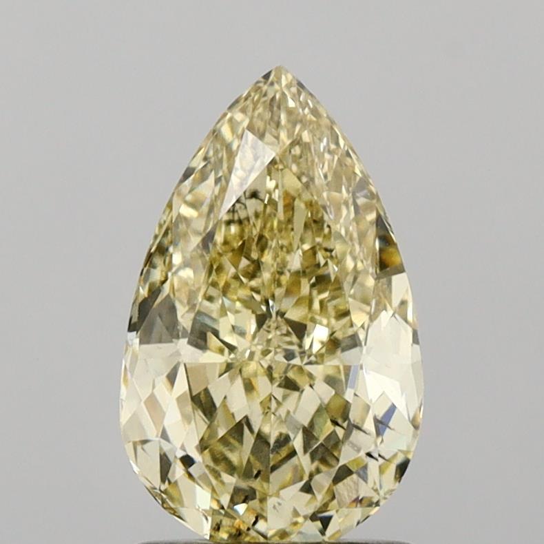 1.50 Ct. Fancy Light  Yellow Pear Lab Grown Diamond