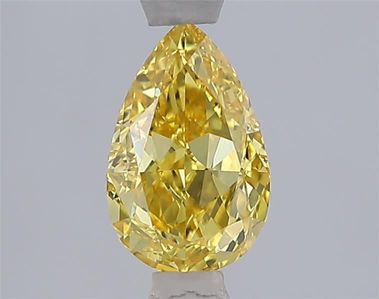1.05 Ct. Fancy Vivid Yellow Yellow Pear Lab Grown Diamond