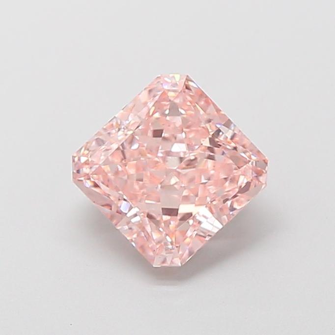 1.60 Ct. Fancy Intense  Pink Radiant Lab Grown Diamond