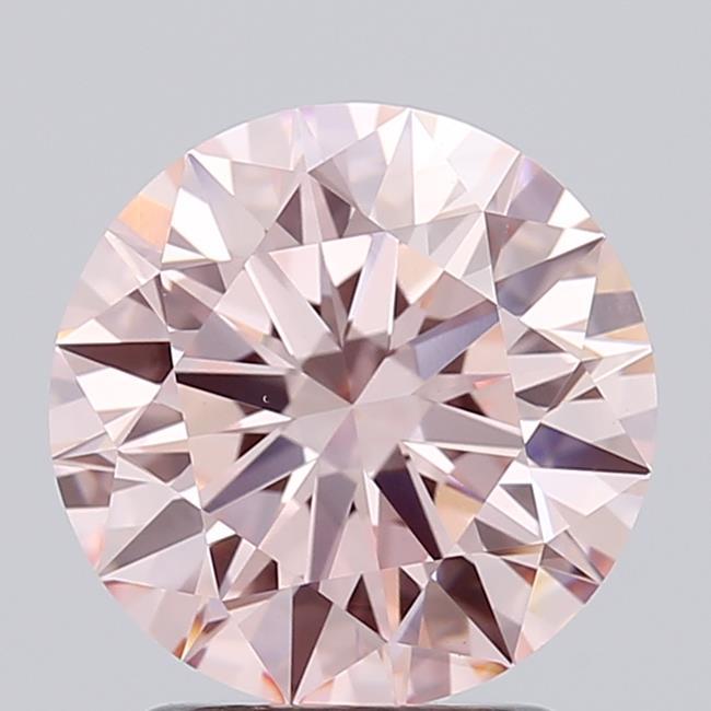 2.05 Ct. Fancy Intense Pink Round Lab Grown Diamond