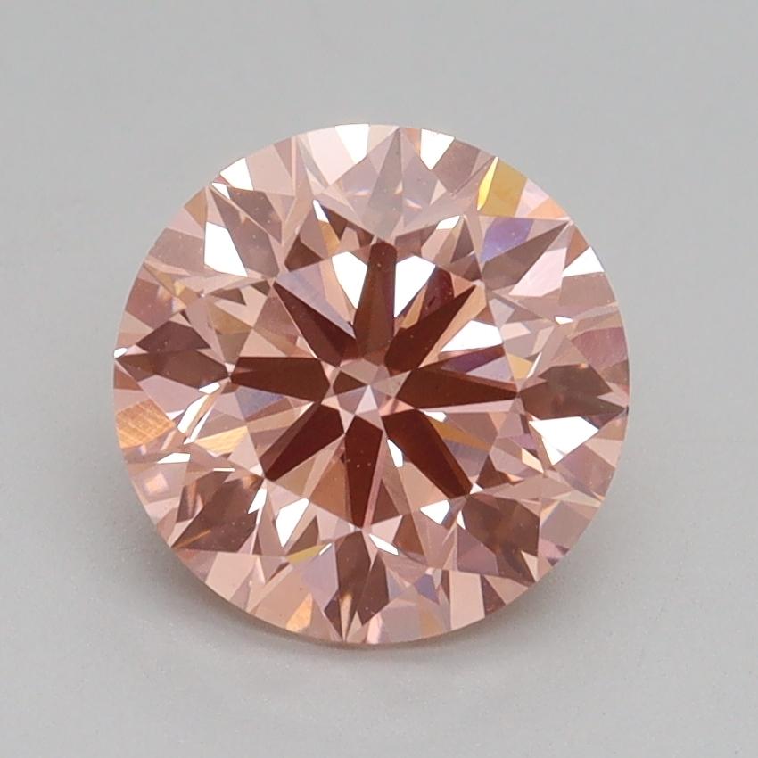 1.81 Ct. Fancy Intense Pink Round Lab Grown Diamond