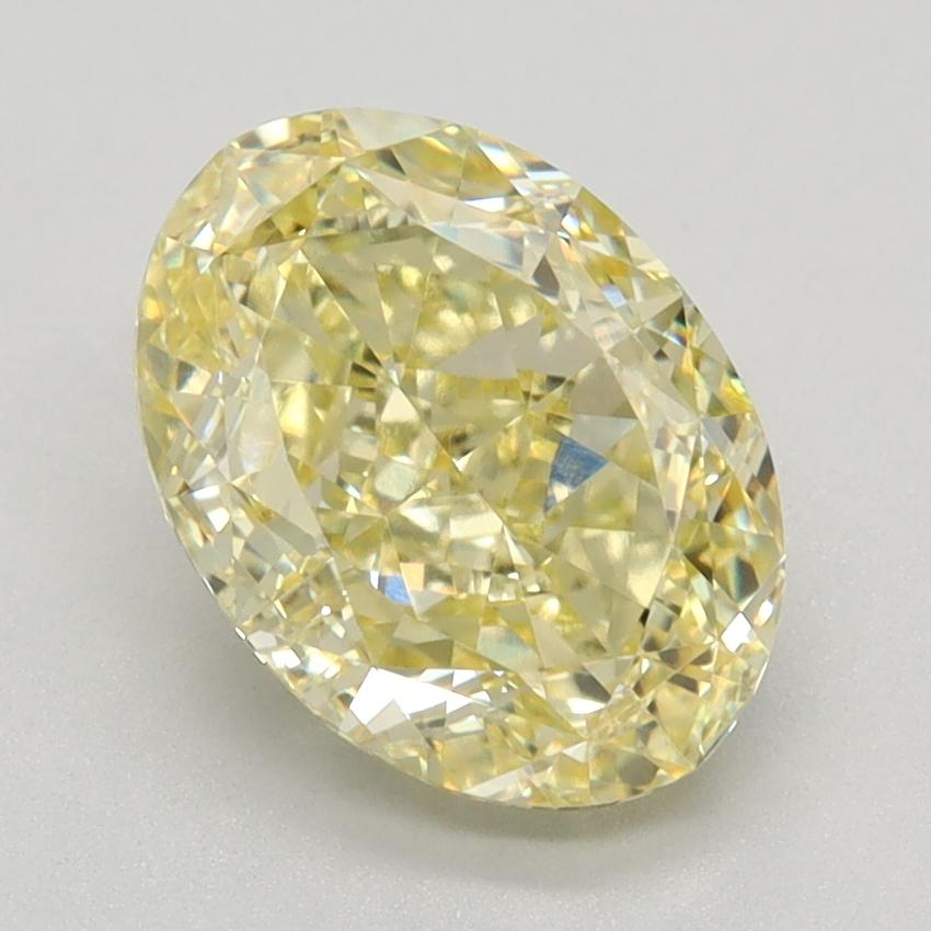2.18 Ct. Fancy Intense Yellow Oval Lab Grown Diamond