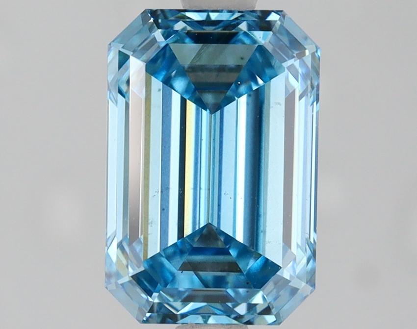 2.05 Ct. Fancy Vivid Blue Emerald Lab Grown Diamond