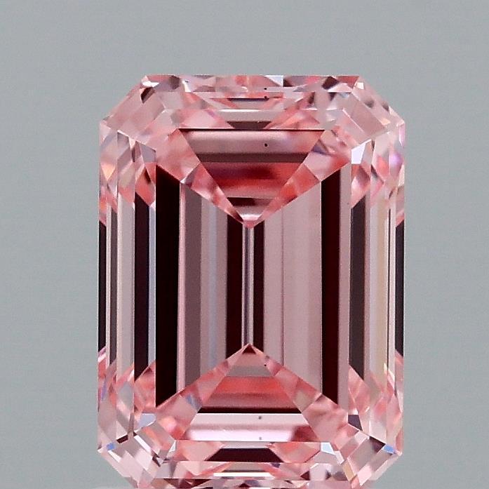 1.93 Ct. Fancy Vivid Pink Emerald Lab Grown Diamond