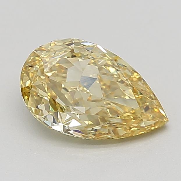 1.80 Ct. Fancy Intense  Yellow Pear Lab Grown Diamond