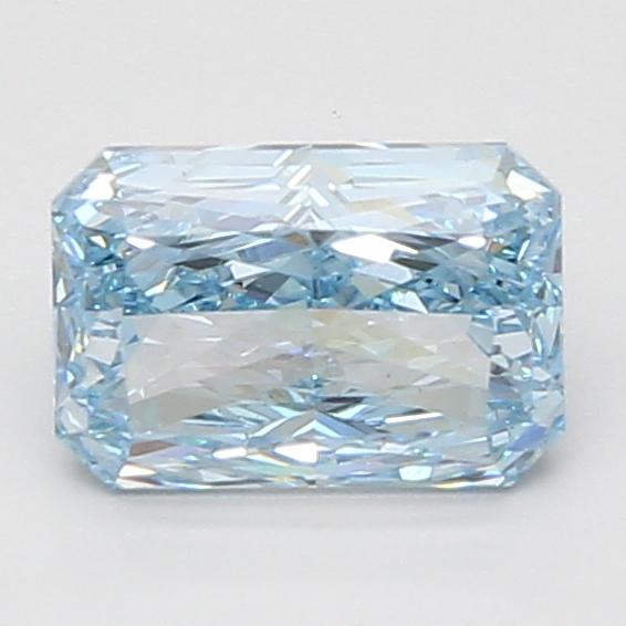 1.55 Ct. Fancy Vivid Blue Radiant Lab Grown Diamond