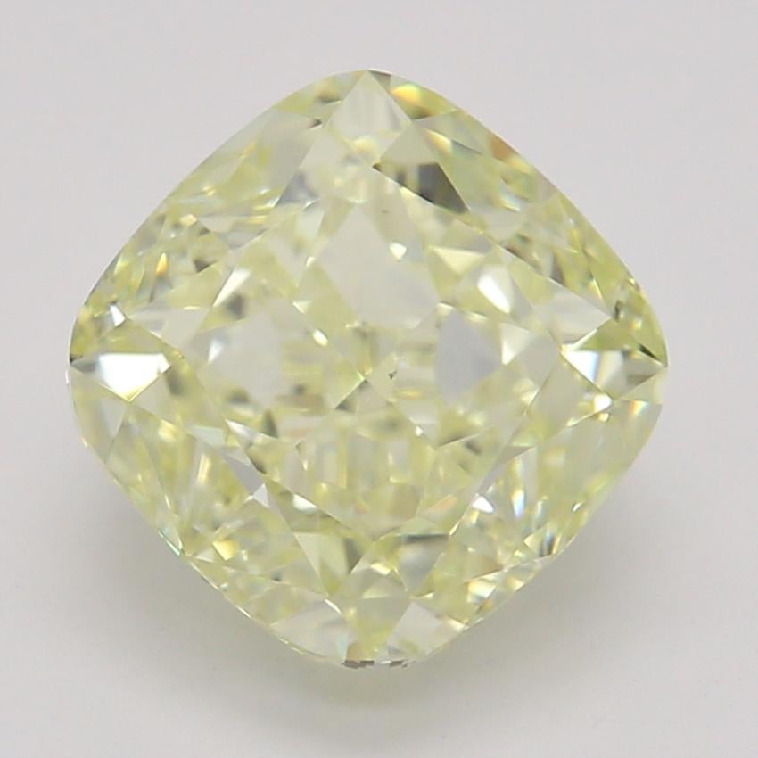 1.74 Ct. Fancy Light Yellow Cushion Diamond