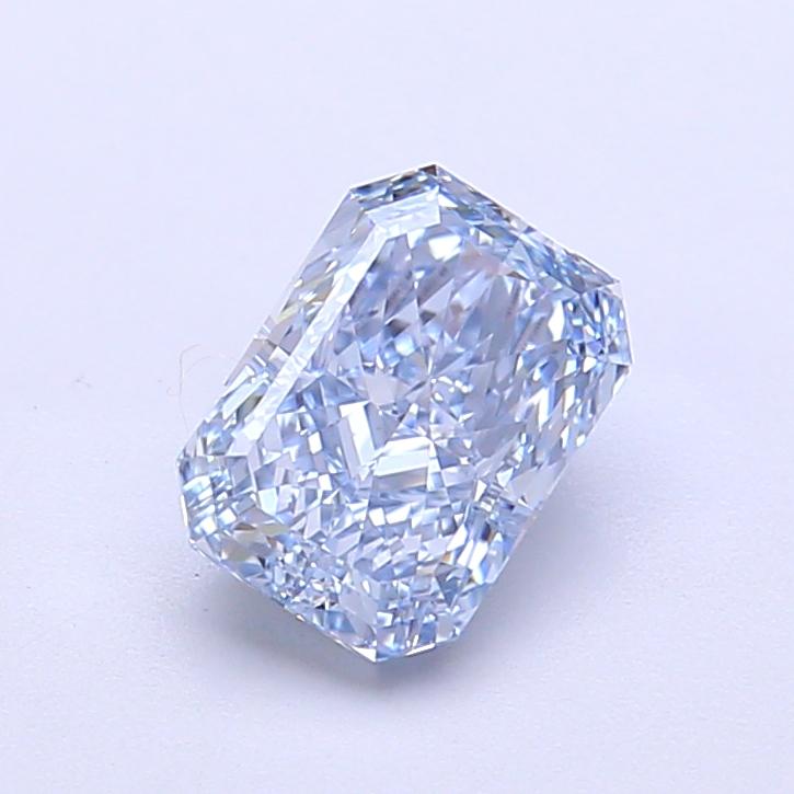 1.27 Ct. Fancy Vivid  Blue Radiant Lab Grown Diamond
