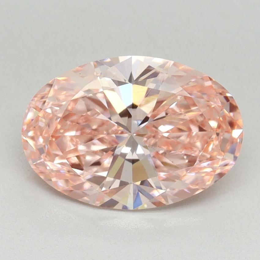 2.12 Ct. Fancy Vivid Pink Oval Lab Grown Diamond