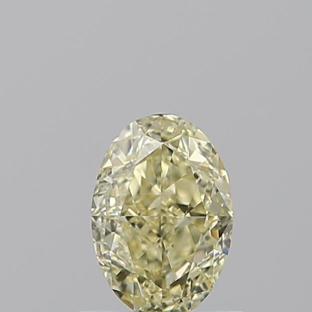 0.75 Ct. Fancy Light Yellow Oval Diamond