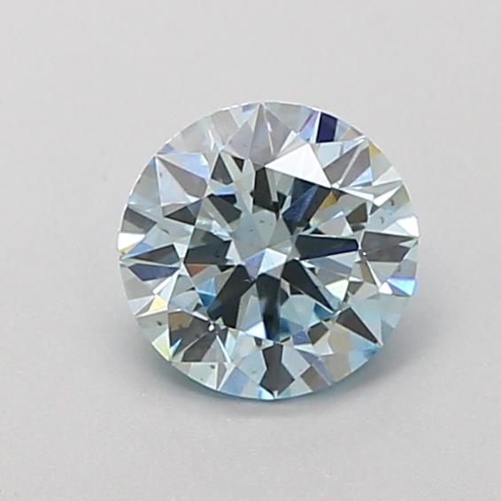1.04 Ct. Fancy Blue Round Lab Grown Diamond