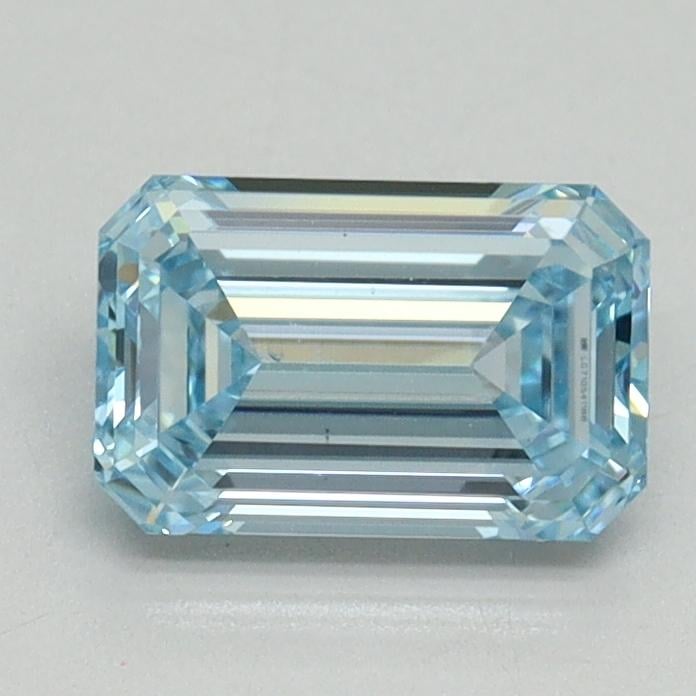 1.12 Ct. Fancy Intense Blue Emerald Lab Grown Diamond