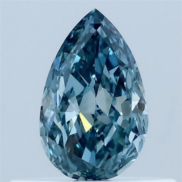 0.38 Ct. Fancy Vivid Blue Pear Lab Grown Diamond