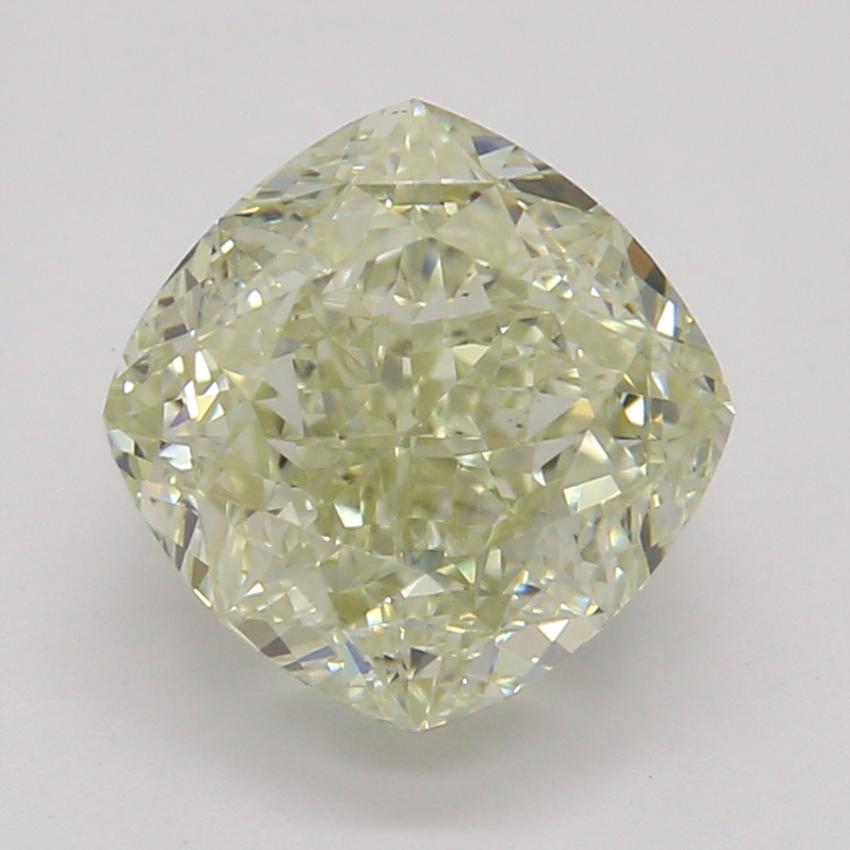 1.51 Ct. Fancy Light Brownish Greenish Yellow Cushion Diamond