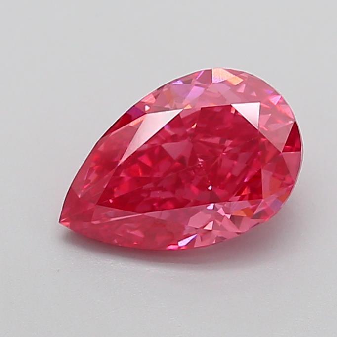 2.10 Ct. Fancy Vivid  Pink Pear Lab Grown Diamond