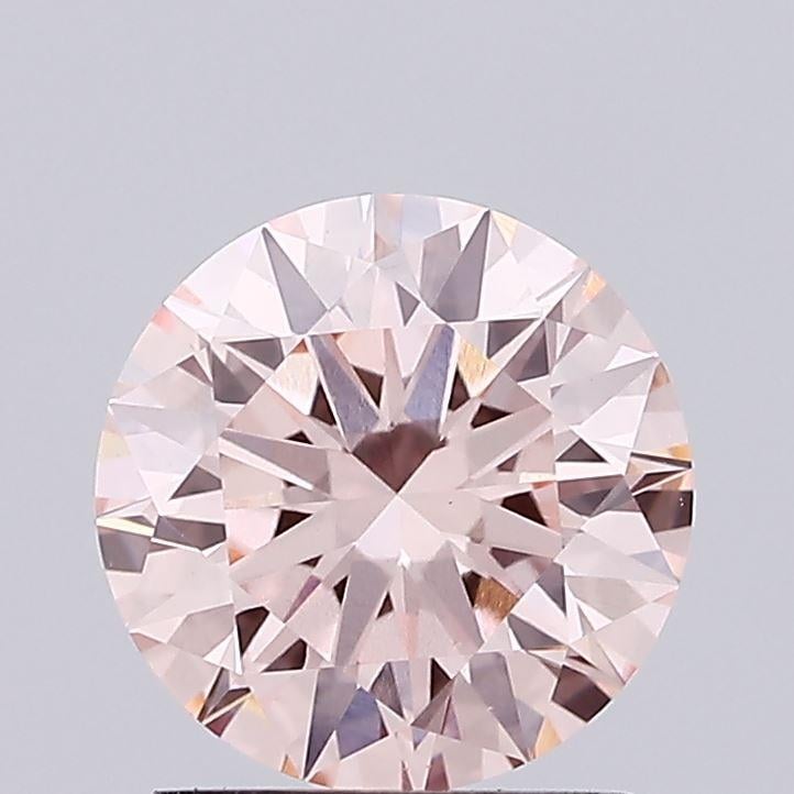 1.64 Ct. Fancy Intense Pink Round Lab Grown Diamond