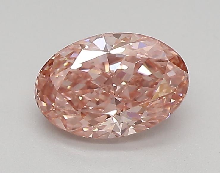 0.86 Ct. Fancy Pink Oval Lab Grown Diamond
