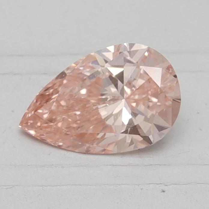 0.5 Ct. Fancy Intense Pink Pear Lab Created Diamond