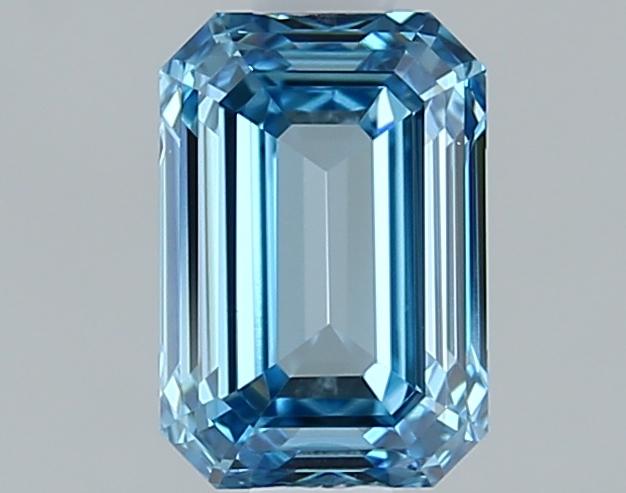1.00 Ct. Fancy Vivid Blue Emerald Lab Grown Diamond