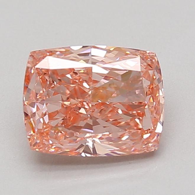 2.09 Ct. Fancy Vivid Pink Cushion Lab Grown Diamond