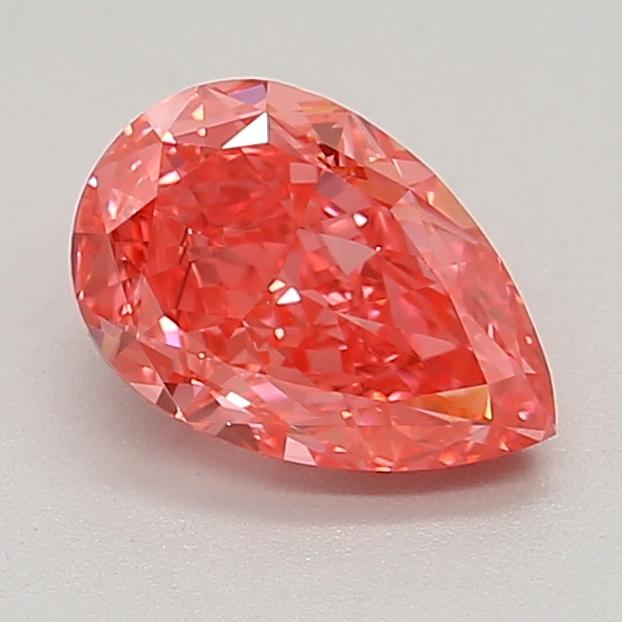 1.19 Ct. Fancy Vivid Pink Pear Lab Grown Diamond