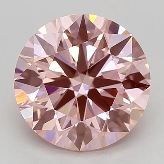 2.41 Ct. Fancy Vivid Pink Round Lab Grown Diamond