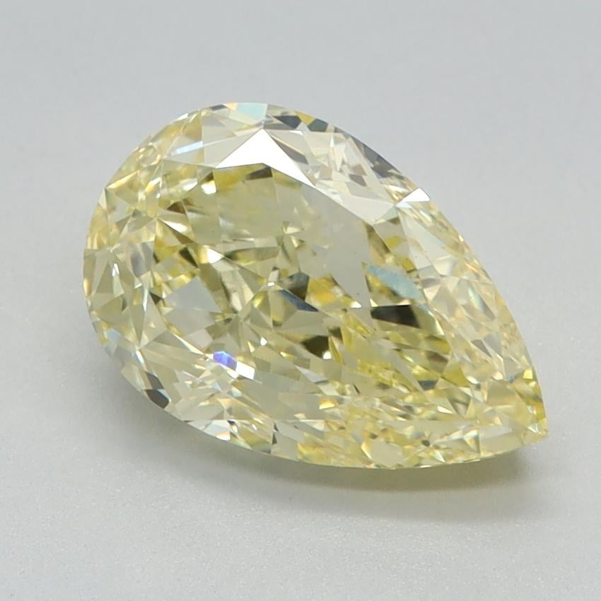 1.72 Ct. Fancy Intense Yellow Pear Lab Grown Diamond