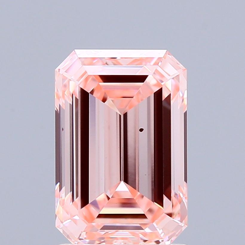 1.73 Ct. Fancy Intense Pink Emerald Lab Grown Diamond