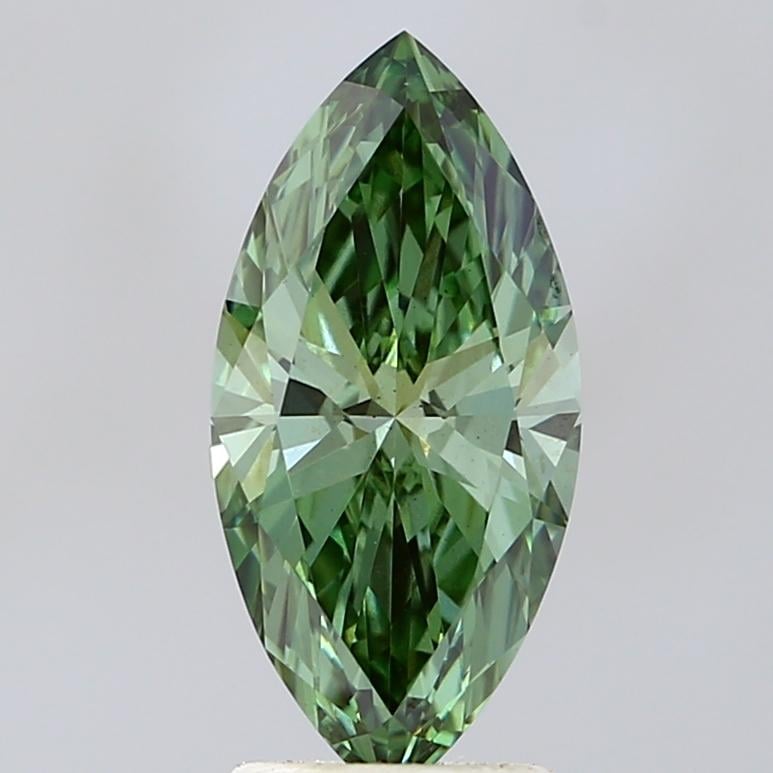 1.99 Ct. Fancy Vivid Green Marquise Lab Grown Diamond