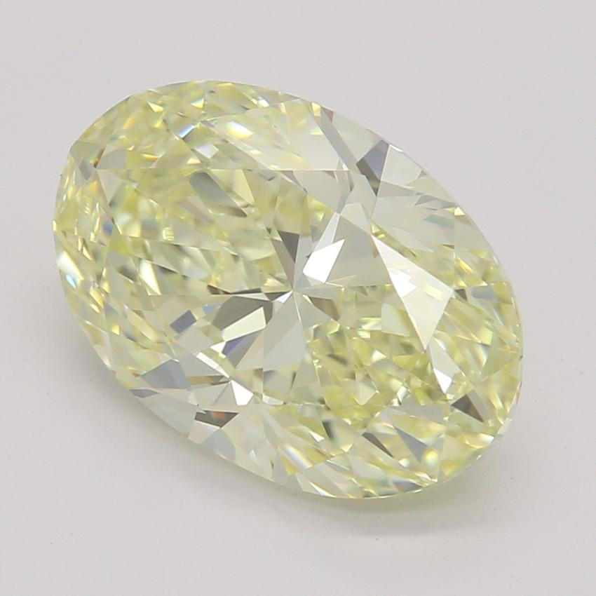 2.01 Ct. Fancy Light Yellow Oval Diamond