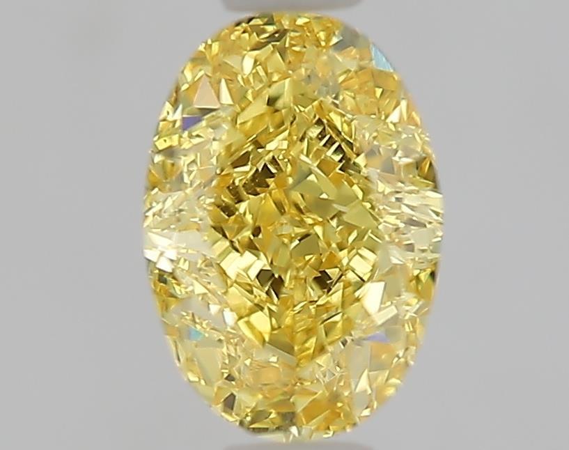 1.10 Ct. Fancy Vivid Yellow Yellow Oval Lab Grown Diamond
