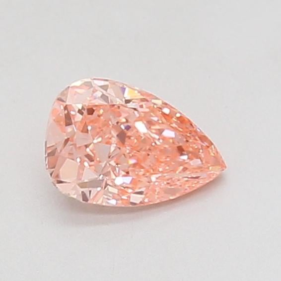 0.55 Ct. Fancy Vivid Pink Pear Lab Grown Diamond