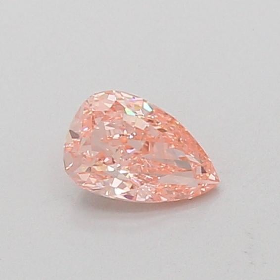 0.36 Ct. Fancy Vivid Pink Pear Lab Grown Diamond