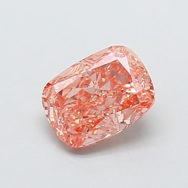 1.61 Ct. Fancy Intense Pink Cushion Lab Grown Diamond