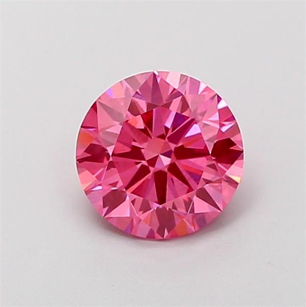 1.01 Ct. Fancy Vivid  Pink Round Lab Grown Diamond