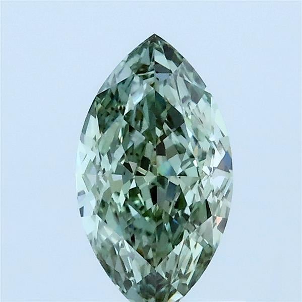 1.01 Ct. Fancy Vivid Green Marquise Lab Grown Diamond