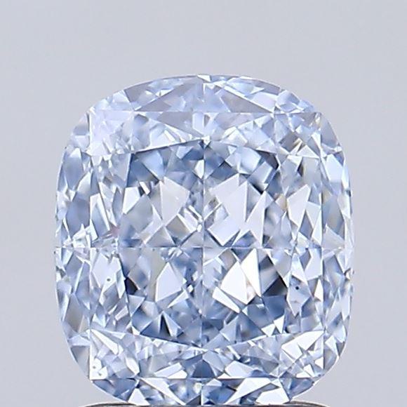 1.29 Ct. Fancy Blue Cushion Lab Grown Diamond